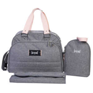 BABY ON BOARD Wickeltasche Urban Classic Grau