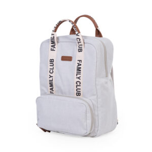 CHILDHOME Wickelrucksack Family Club Signatur Off White