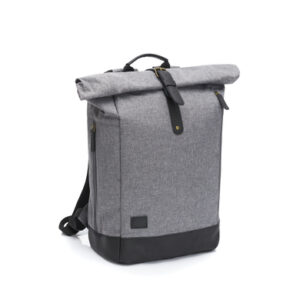 Fillikid Wickelrucksack Rolltop Berlin grau schwarz