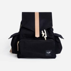 KAOS Wickelrucksack Ransel schwarz / natur