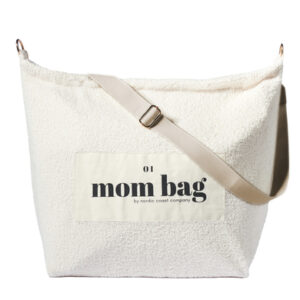 Nordic Coast Company Mom Bag Teddy Bouclé Natur