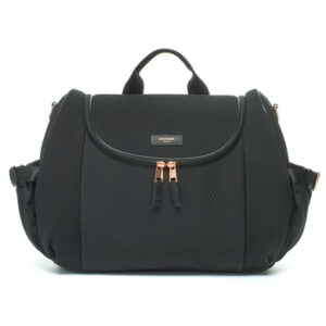 storksak Wickelrucksack Poppy Luxe Black Scuba